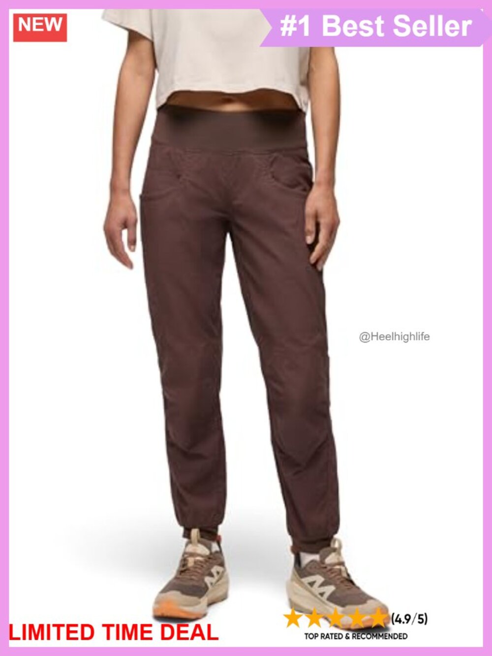 Organic Cotton Canvas Hiking Pants Double Knee Ankle Outdoor Cargo